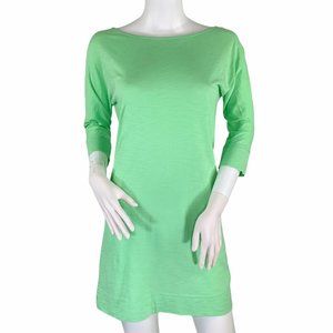 Lilly Pullitzer 3/4 Sleeve Shift Dress Green XS
